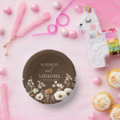 Boho Wildflower Wilde Bloem Bloemen Tuin Bruiloft Papieren Kommen (Feest)