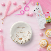 Boho Wildflower Wilde Bloem Bloemen Tuin Bruiloft Papieren Kommen (Feest)