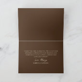 Boho Wildflower Wilde Bloemen Bloementuin Bedankkaart (Binnen)