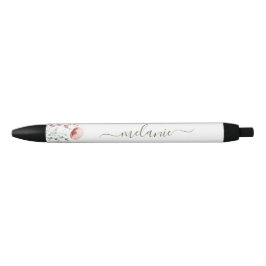 Boho Wildflowers aangepaste script naam pen