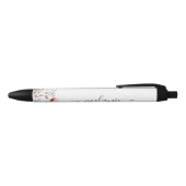 Boho Wildflowers aangepaste script naam pen (Bovenkant)