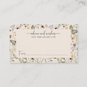Boho Wildflowers Advies Afstuderen Informatiekaartje (Voorkant)