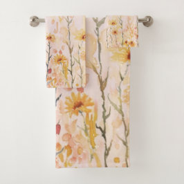 Boho Wildflowers Bad Handdoek