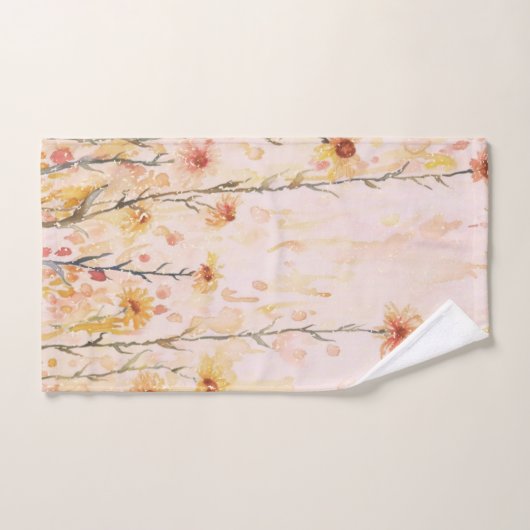 Boho  Wildflowers Bad Handdoek (Handdoek)