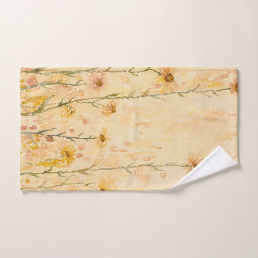 Boho  Wildflowers Bad Handdoek (Handdoek)