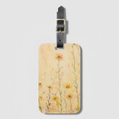 Boho  Wildflowers Bagagelabel (Voorkant (verticaal))