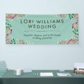 Boho Wildflowers - Bedrijfsnaam Spandoek (Beurs)