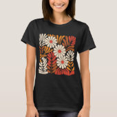 Boho Wildflowers bloemenpatroon T-shirt (Voorkant)