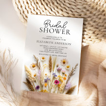 Boho Wildflowers Bruidsfeestje