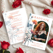 Boho Wildflowers Bunch Photo Modern Arch Photo Kaart