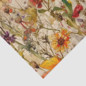 BOHO WILDFLOWERS FLORAL DECOUPAGE TISSUEPAPIER (Detail)