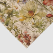 BOHO WILDFLOWERS FLORAL DECOUPAGE TISSUEPAPIER (Detail)