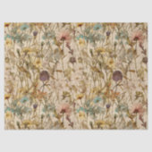 BOHO WILDFLOWERS FLORAL DECOUPAGE TISSUEPAPIER (Voorkant)