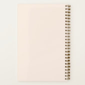 Boho Wildflowers Gepersonaliseerd Schriftdagboek Notitieboek (Achterkant)