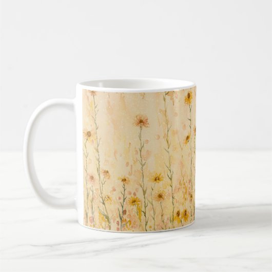 Boho Wildflowers Koffiemok (Links)