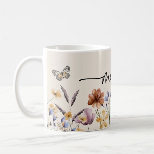 Boho Wildflowers Mama Koffiemok (Links)
