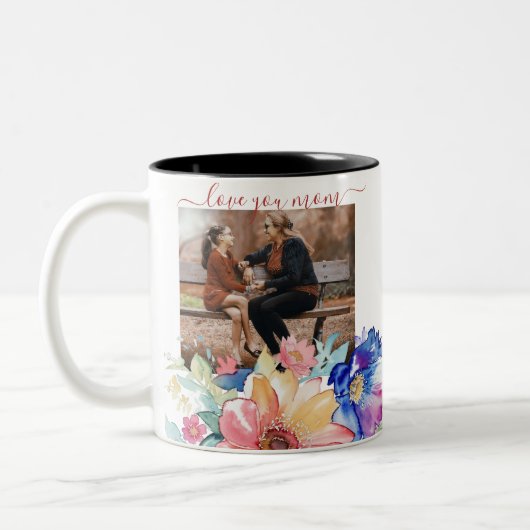 Boho WildFlowers Moederdag Mok (Links)