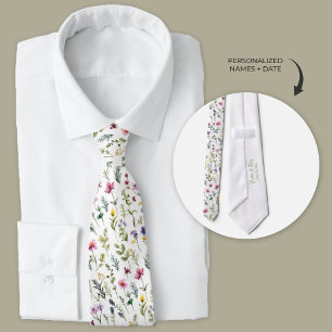 Boho Wildflowers Stropdas