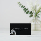 Boho Wildflowers Waterverf Visitekaartje (Staand voorkant)