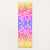 Boho William Morris Pattern Rainbow Yogamat (Voorkant)