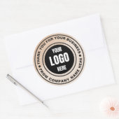 Boho Wimper / Wenkbrauw Artiest Bedankt Sticker (Envelop)