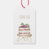 Boho Wine Baking Bakery Boutique Cupcakes Pastries Cadeaulabel (Achterkant)