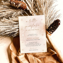 Boho Winter Baby shower | Snowflake Wonderland