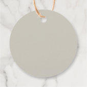 Boho winter baby shower theefeest dank u bedankjes labels (Achterkant)