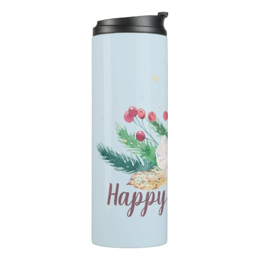 Boho Winter Bouquet  Thermosbeker (Gedraaid links)