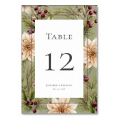 Boho Winter groen koopt salie groen Kaart (Voorkant)