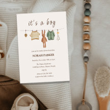 Boho Winter Jongen Kleding Baby shower