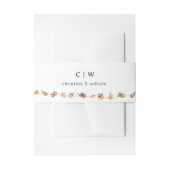 Boho Winter Vakantie Botanische bruiloft Uitnodigingen Wikkel (Voorkant Voorbeeld)