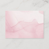 Boho Wishing Well Pampas Grass Baby shower Informatiekaartje (Achterkant)