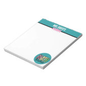 BOHO WISKUNDE Leraar Waardering Gepersonaliseerd Notitieblok (Linkerzijde)