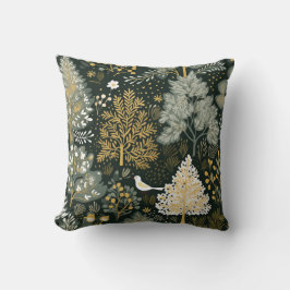  Boho Wit Groen Goud Kerstbomen Kussen