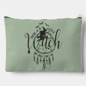 Boho Witch Make-up Bag – Kleine heks in ons allema Etui (Achterkant)