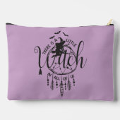 Boho Witch Make-up Bag – Kleine heks in ons allema Etui (Achterkant)