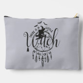 Boho Witch Make-up Bag – Kleine heks in ons allema Etui (Achterkant)