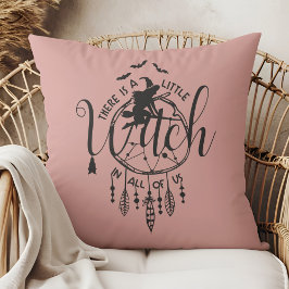Boho Witch Vibes Tas - De kleine heks in ons allem Kussen