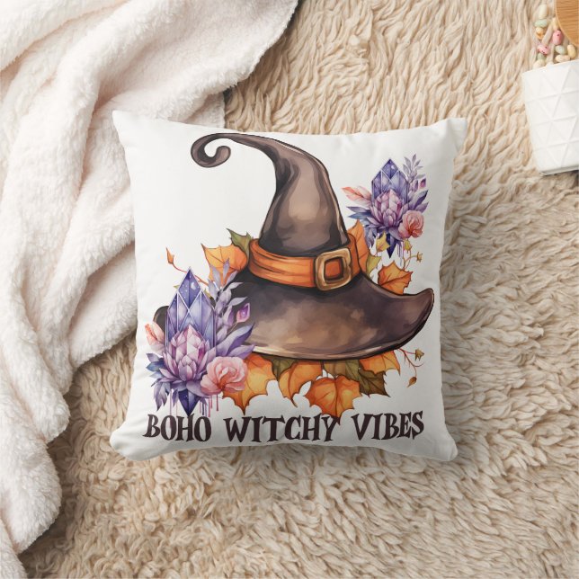 Boho Witchy Vibes Halloween  Kussen (Deken)