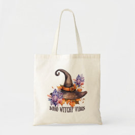Boho Witchy Vibes Halloween  Tote Bag