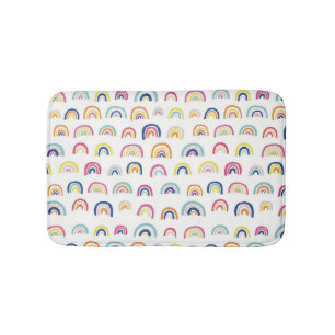 Boho Witte Multi Regenboog Badmat