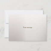 Boho Witte Orchidee Bloemen Blauwe Maan Elegant Pa Bedankkaart (Achterkant)