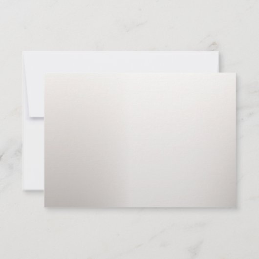 Boho Witte Orchidee Bloemen Blauwe Maan Elegant Pa RSVP Kaartje (Achterkant)