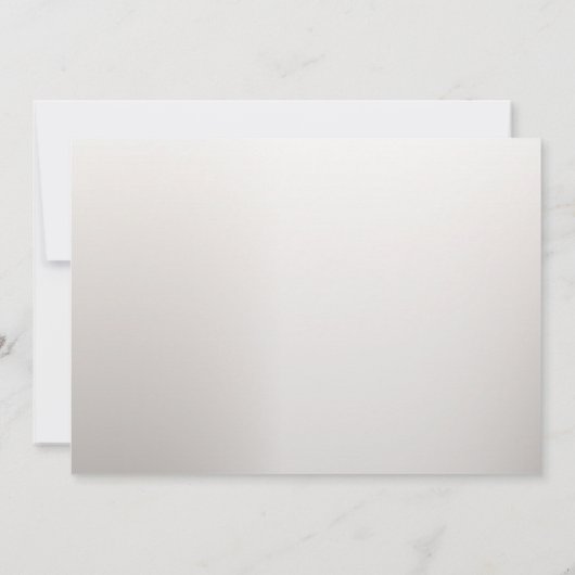 Boho Witte Orchidee Bloemen Blauwe Maan Elegant Pa Save The Date (Achterkant)