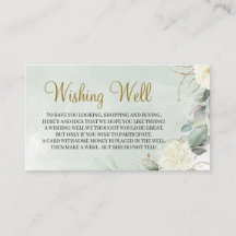 Boho witte rozen groen Folaige die goed wensen