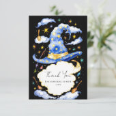 Boho Wizard Pet Baby shower Bedankkaart (Staand voorkant)