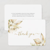 Boho woestijn bedankkaart (Voorkant / Achterkant)