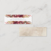 Boho woestijn bloemenbruiloft website Kaarten Mini Visitekaartje (Voorkant / Achterkant)