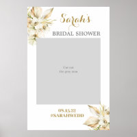 Boho Woestijn Bruidsdouche Foto Prop Poster